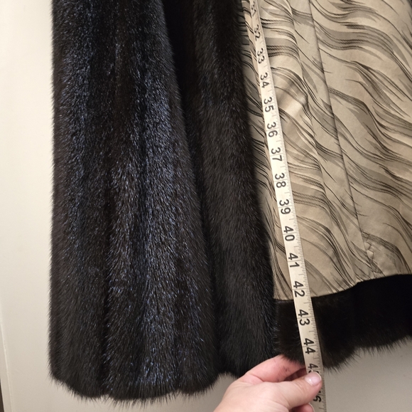 Vintage genuine mink fur coat - Picture 13 of 16